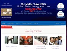 Tablet Screenshot of mulderlawoffice.com